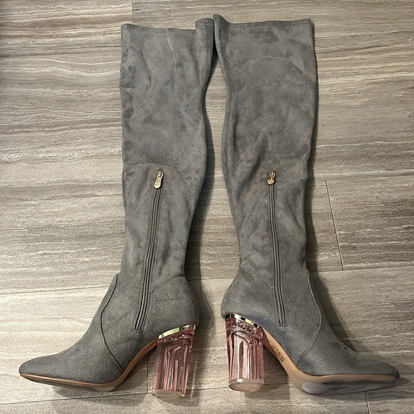 Dolls Kill Cape Robbin Faye-2 Over the Knee Boots - Picture 6 of 12